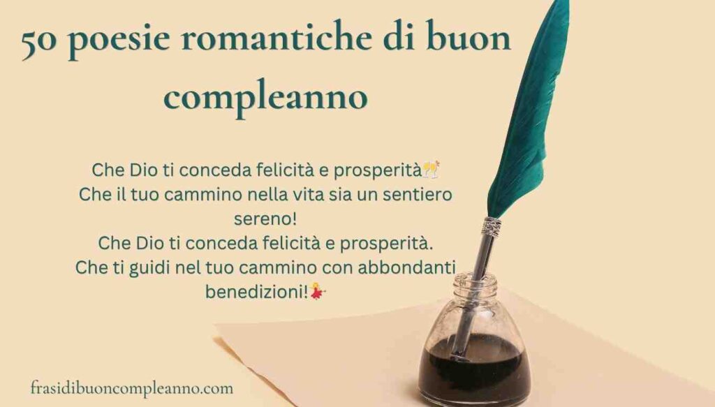 poesie di buon compleanno